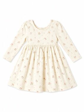Jamie Kay Cream Dress with Pink Floral Print